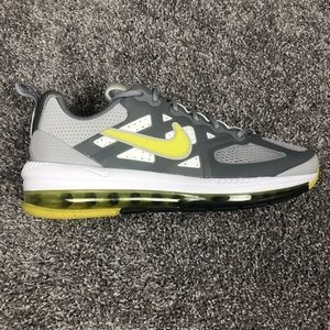 Nike Air Max Genome Mens Sneakers Gray Fog Particle Gray Volt Sz 10.5 CW1648-005
